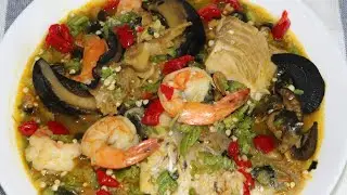 How To Cook Seafood Okra Soup | Okro soup | Nigerian Soup.