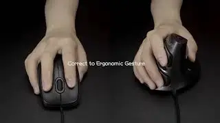 Delux M618BU White Wired Ergonomic Vertical Mouse - Best Comfort Mouse?