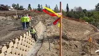 Soil retention  wall