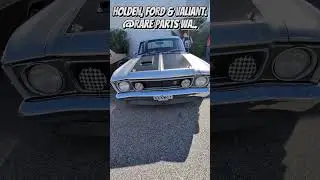 Aussie Muscle Cars on Display At Rare Parts WA for Grand Opening.