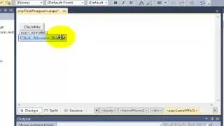 Display Name to a label On Button Click