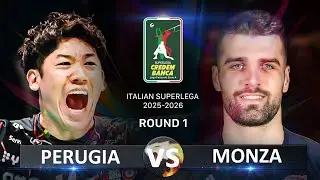 Perugia vs Monza | Italian Volleyball SuperLega 2025/2026