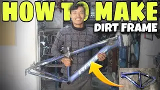 How To Make Dirt Frame Stunt Cycle | Normal Cycle Into Stunt Cycle
