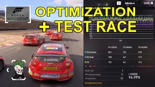 FM Optimising Graphics & Test Race | #forzamotorsport Gameplay