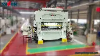 Yadon YSH-400  Straight Side High-Speed Four point Precision Press Line（stamping Rotor and Stator)