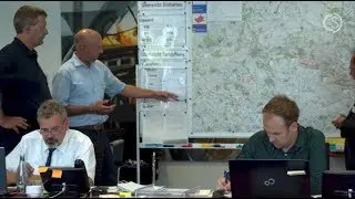 Beübung eines öffentlichen Krisenstabs | Krisenstabsübung des Kreises Steinfurt