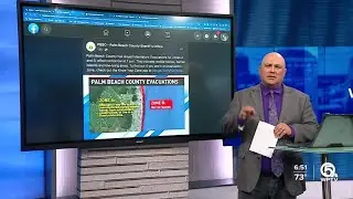 Palm Beach County Sheriff Ric Bradshaw talks Tropical Storm Nicole safety