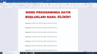 Word Programında Enter Satır Boşlukları Nasıl Kaldırılır? - HologramTv
