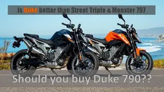 Comparison Review | Duke 790 vs Street Triple S vs Monster 797 | Review 2019
