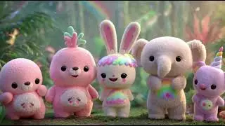 When the Rainbow Bird Lost Her Voice 😢 | The Song of Friendship 🐘🐰🧸 | Heartwarming Kids Story