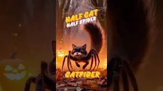 Halloween Surprise  🕷️🐱✨  CatPider is Born!