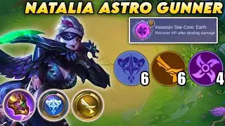 NATALIA ASTRO GUNNER. 3 STAR FREYA DESTROYED.!! MAGIC CHESS MOBILE LEGENDS
