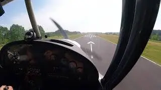 Carsten beim Landen und Starten HD -  Ikarus C42