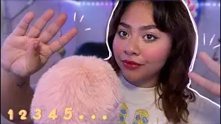 ASMR counting you to sleep 🤤 (up-close clicky whispers & mouth sounds)