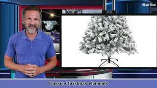 PVC Branches Classic Christmas Tree Indoor Outdoor Christmas Decorations, Easy Assembly