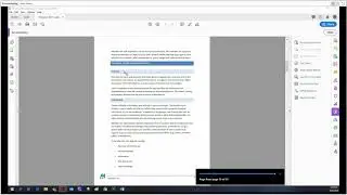 Adobe Acrobat Pro DC Tutorial 29 - Accessibility, Part 1