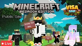 🔥 Minecraft Bedrock Public SMP LIVE &ndash; Day 6 Adventure Begins! | 1.21 Survival Gameplay