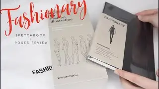 ✰ FASHIONARY Sketchbook and POSES review + demo ✰