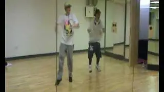 George Sampson rehearsing choreo for BODY LANGUAGE