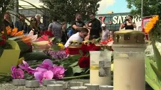 Tributes for Munich mall shooting victims
