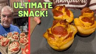 How to make Pizza roll flowers: Super easy