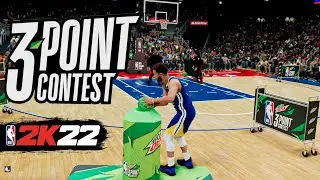 NBA 2K22 PS5 - 3-Point Contest gameplay!