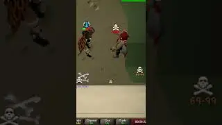 Max 60 att pure with new antler guard DDs, smiting halberd #osrs #oldschoolrunescape #pking