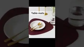 Luxury Leather Table Mats |   #trending #furniture #interiordesign #tableaccessories #tablemats