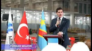 Miller Holding Yönetim Kurulu Başkanı Turhan Mildon, Kinşasa'da medya temsilcileriyle buluştu