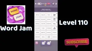 Word Jam Level 110 Walkthrough | Step-by-Step Guide 🧠 | SolutionGuruji