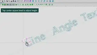 DG17 &ndash; Creator &ndash; Text Tools &ndash; Line Angle