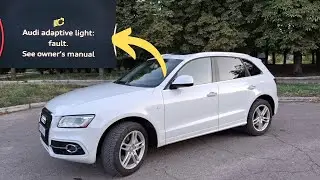 &ldquo;Audi adaptive light fault&rdquo; warning in Audi vehicles