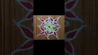 2x2 Easy Beautiful Rangoli 🌸#rangoli #easyrangoli #daily #youtube #easy #flowerrangolidesign #art
