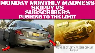 FORZA HORIZON 4-Monday Monthly Madness -NEW E63 AMG S-SKIPPY vs SUBSCRIBERS Fastest time wins.