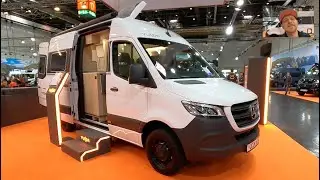 Yucon 6.0 BD RV Camper Van by Frankia new model Mercedes Sprinter walkaround + interior K0644