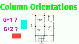 How to draw Columns and Orientation Selection for Various Floors | Cad || TST