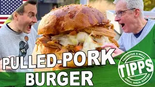 Pulled Pork Burger aus dem Dutch Oven vom Gasgrill in nur 4 Stunden / Tipps von Thorsten & Willi
