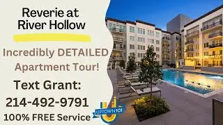 Reverie at River Hollow | Houston TX | One Bedroom Model is DELIGHTFUL! Quick Walkthrough.