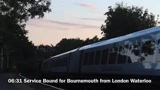 First Trains Of The Day at Ashurst New Forest 1/9/20