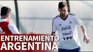 Entrenamiento de Messi y Argentina en Barcelona | Diario AS