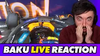 Our LIVE Reaction to Piastri's Baku Crash