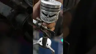 Transforming a car piston into a stunning skull statue. Subscribe for more  metal artistry!