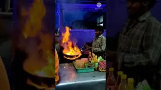 Chineese fried Rice Using Fire