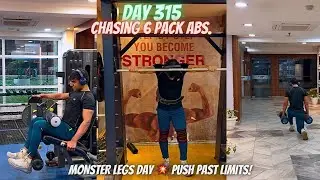 Day 315 &ndash; Leg Mass & Power | Build Monster Legs Naturally 💥