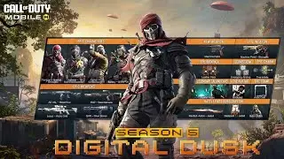 😍call of duty mobile season 5 digital dusk official trailer 🔥 season 5 battle pass reward #codmobile