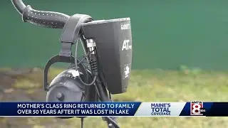 Maine man returns class ring he found in a pond