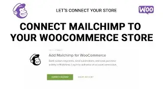 How to connect MailChimp with woocommerce store