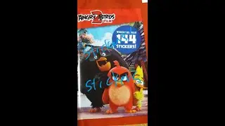 Opening Angry Bird Stickers!