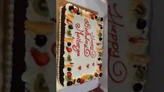 Square theme cake 🧡 #cake #customizedcake #trending #shorts #shortsvideo #shortsfeed #bengalbakery