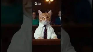 The Cat Who Drove Too Fast #RealCat#FunnyCat#CatInCourt